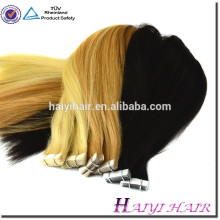 Top Quality Remy 100 european tape hair extension